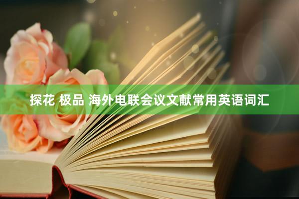 探花 极品 海外电联会议文献常用英语词汇